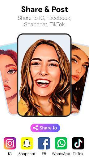 ToonTap: AI Headshot Generator Captura de tela 1