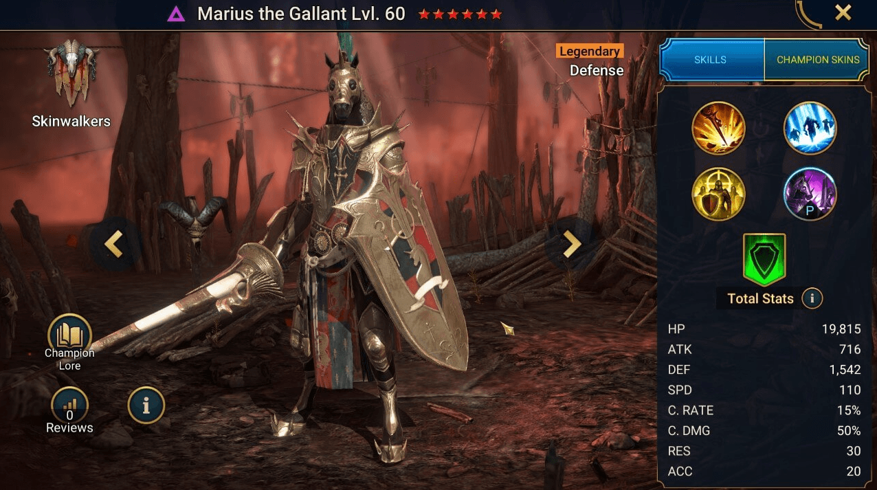 RAID：Shadow Legends  -  Marius The Gallant Missions Guide