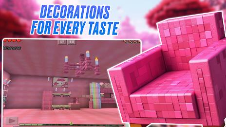 Kawaii Pink Minecraft Mod 2024 Screenshot 3