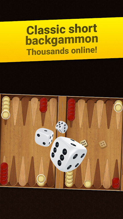 Backgammon Short Arena: Play online backgammon! Screenshot 0