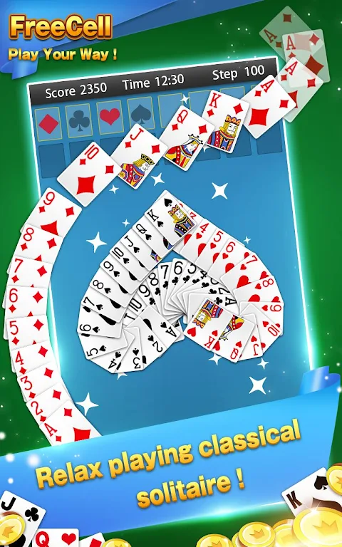 Solitaire - FreeCell Card Game Screenshot 2