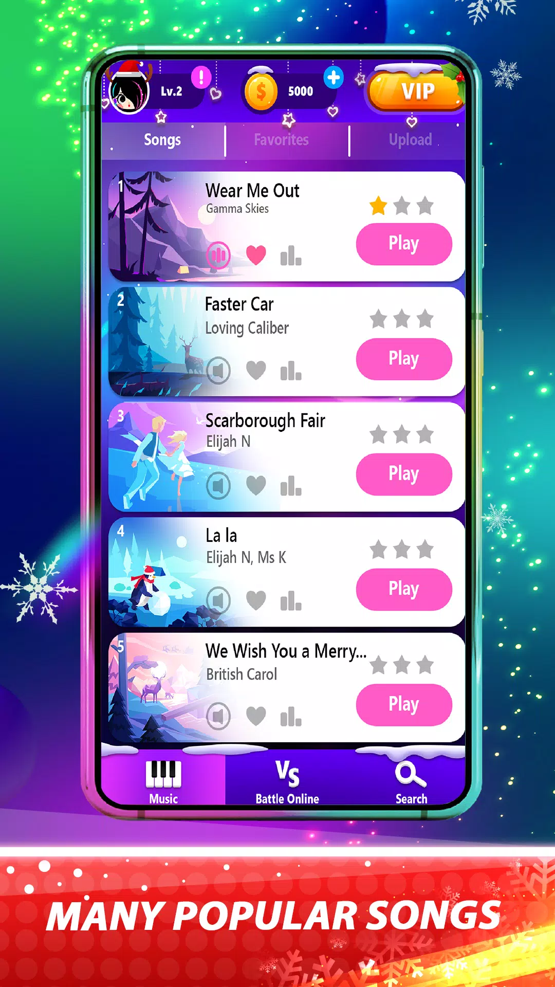 Color Tiles - Vocal Piano Game Screenshot 2