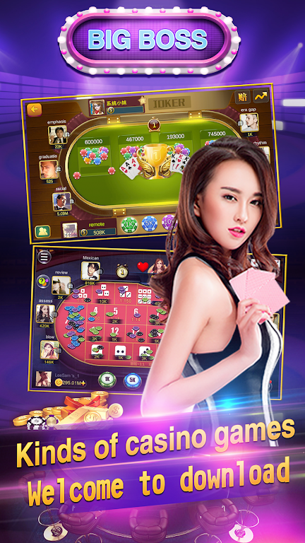 Big Boss Online-free poker app(baccarat,blackjack) Screenshot 2