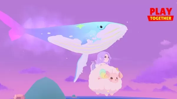 Dreamland：一起玩紫色天空的新区域，闪亮的鲸鱼