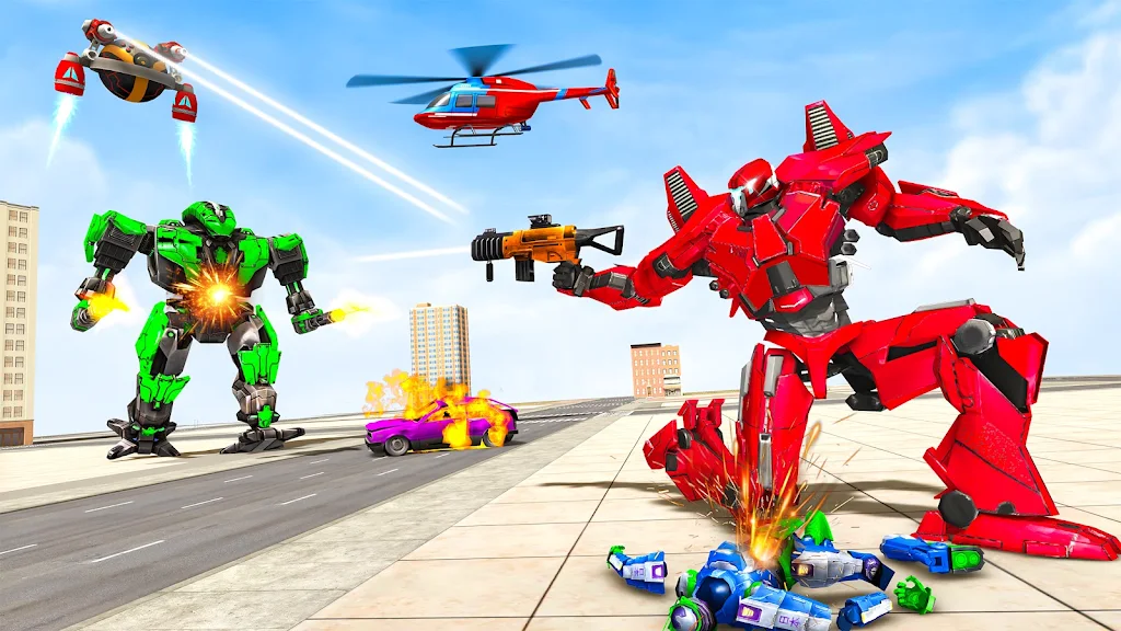 Spider Robot Games: Robot Car Tangkapan skrin 0