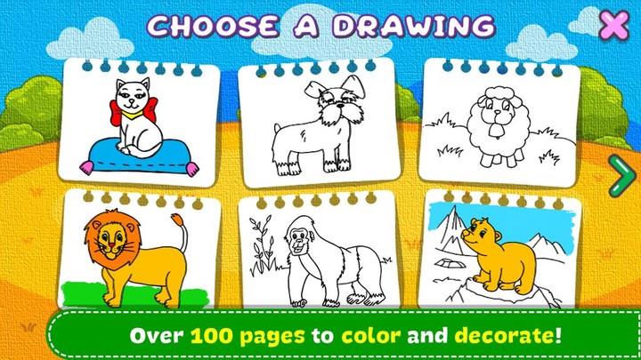 Coloring & Learn Animals Ảnh chụp màn hình 1