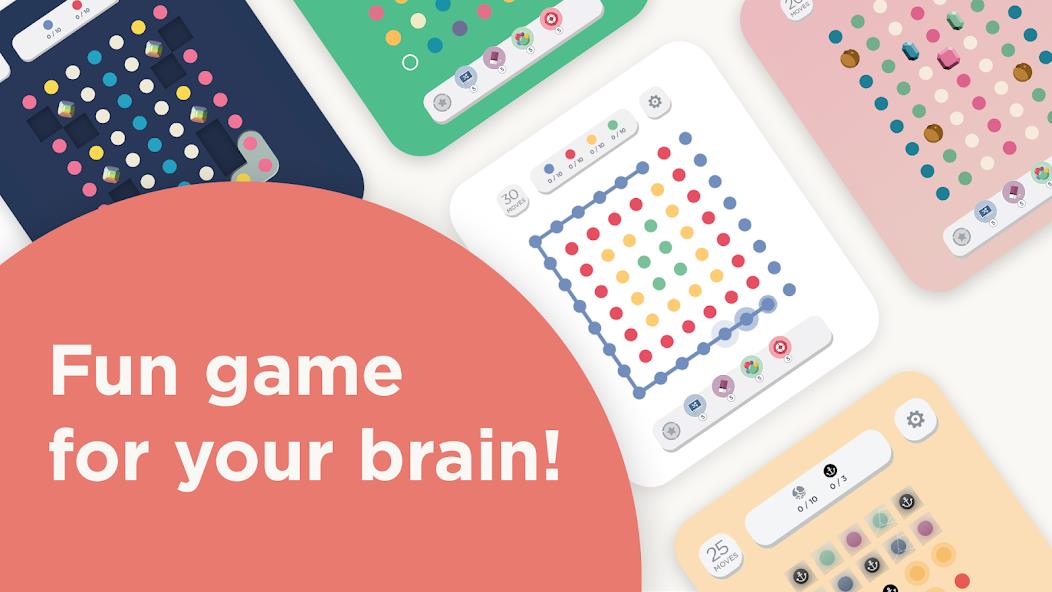 Two Dots: Fun Dot & Line Games Mod Ảnh chụp màn hình 0