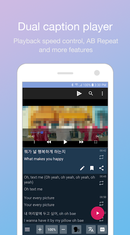 LingoTube dual caption player Mod Screenshot 0