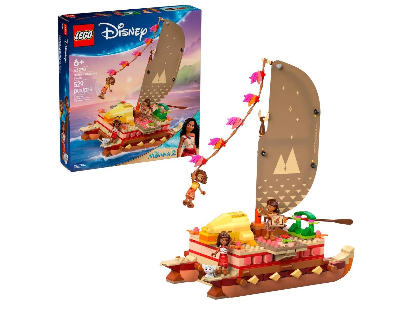 Canoa de aventura de Lego Moana