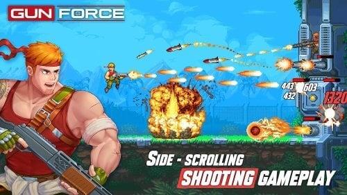 Gun Force: Action Shooting Screenshot 0