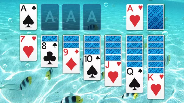 Solitaire: Ocean Blue Tangkapan skrin 3