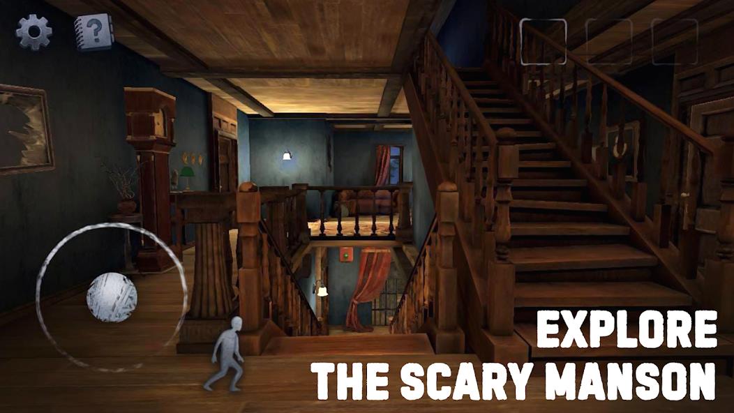 Scary Mansion: Horror Game 3D Mod Screenshot 1