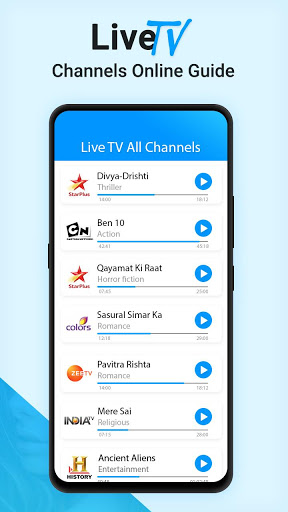 Live TV Channels Free Online Guide ภาพหน้าจอ 0