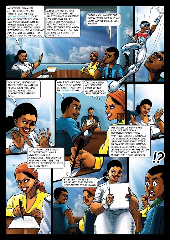 Botswana Baylor Comic Book Setswana Captura de pantalla 1