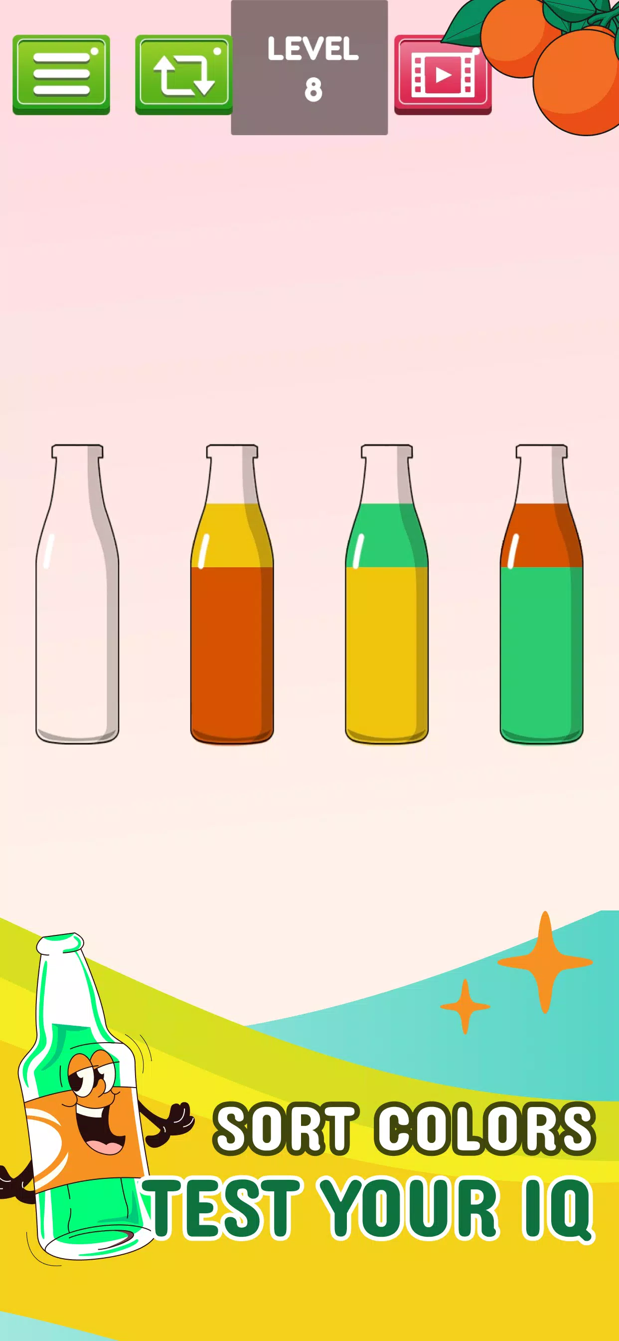 Soda Water Sort Puzzle: Color 스크린샷 0