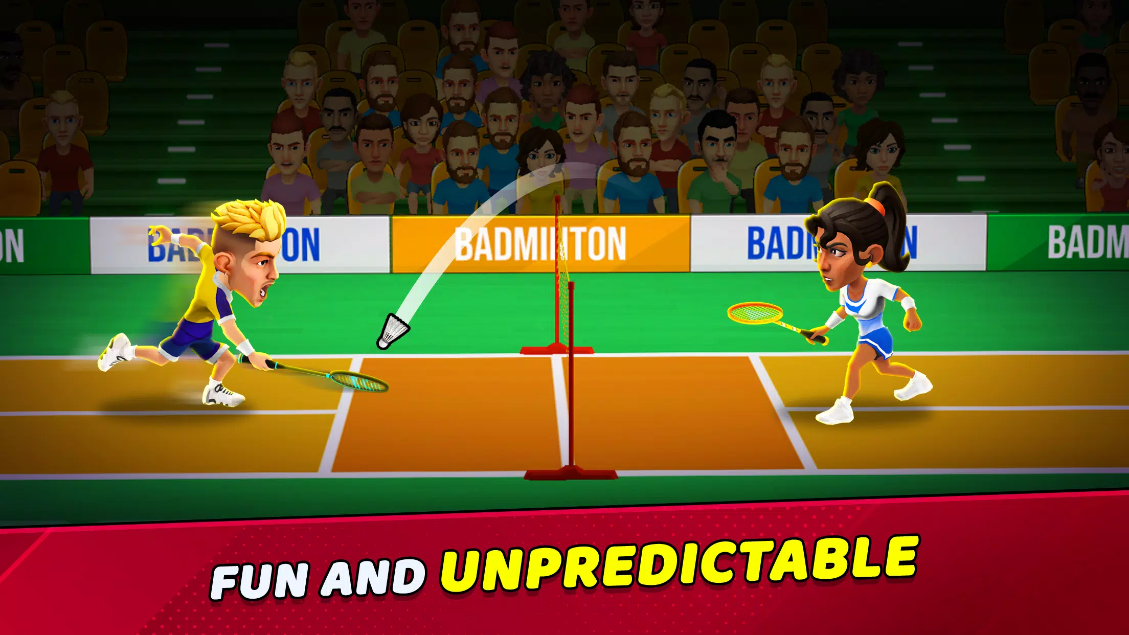 Badminton Clash 3D Ảnh chụp màn hình 1