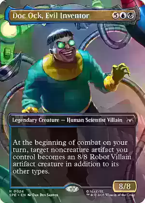 Doc Ock Evil Inventor MTG card