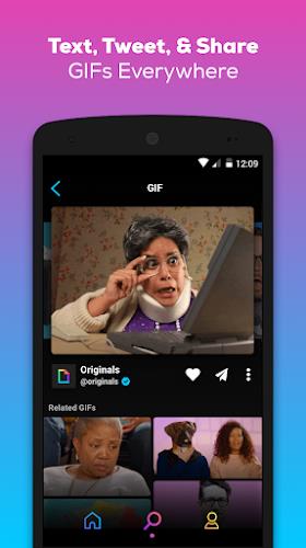 GIPHY: GIF & Sticker Keyboard Ảnh chụp màn hình 3