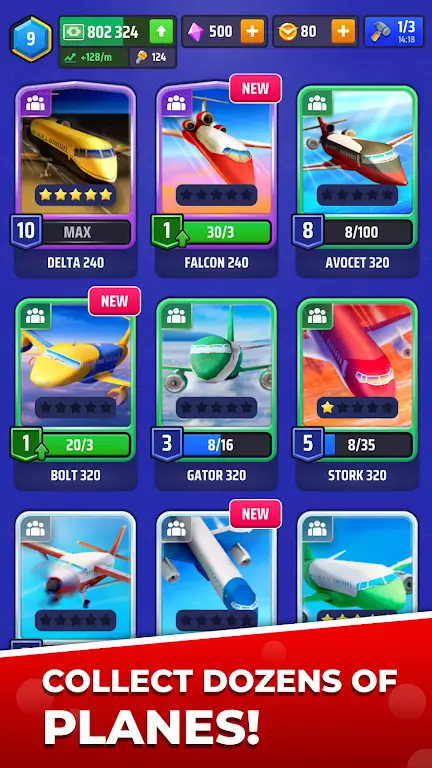 Idle Airplane Inc. Tycoon Schermafbeelding 1