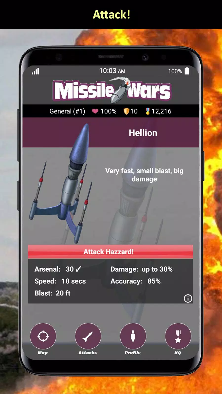 Missile Wars Ảnh chụp màn hình 2