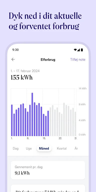 Norlys – forbrug og elpriser Captura de tela 1