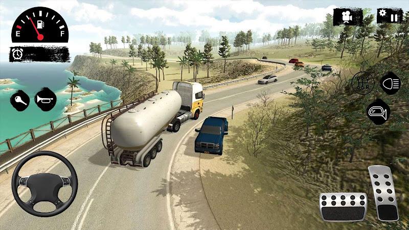 Offroad Oil Tanker Truck Sim Ảnh chụp màn hình 1