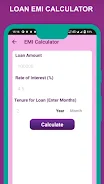 Loancash - EMI Loan Calculator ภาพหน้าจอ 1