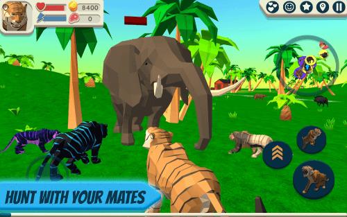 Tiger Simulator 3D Schermafbeelding 2