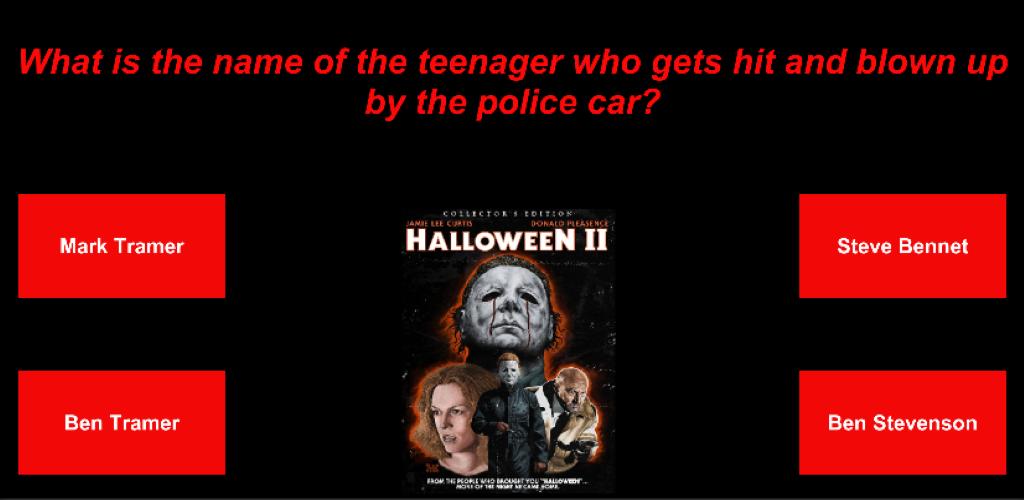 Michael Myers Halloween Trivia 螢幕截圖 2