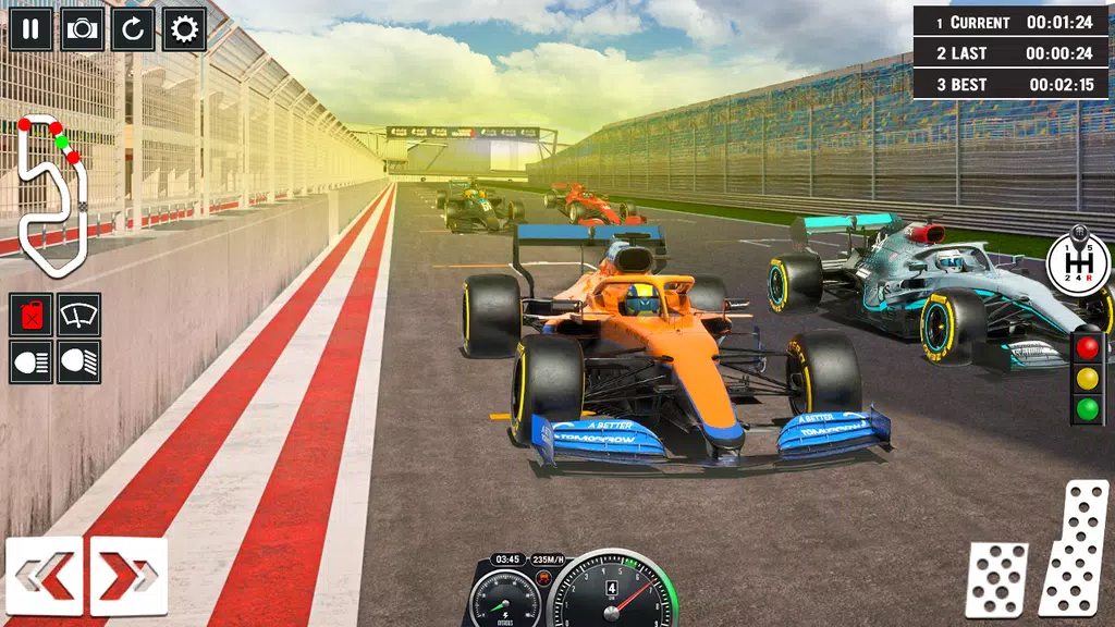 Formula Racing Car Racing Game Schermafbeelding 0