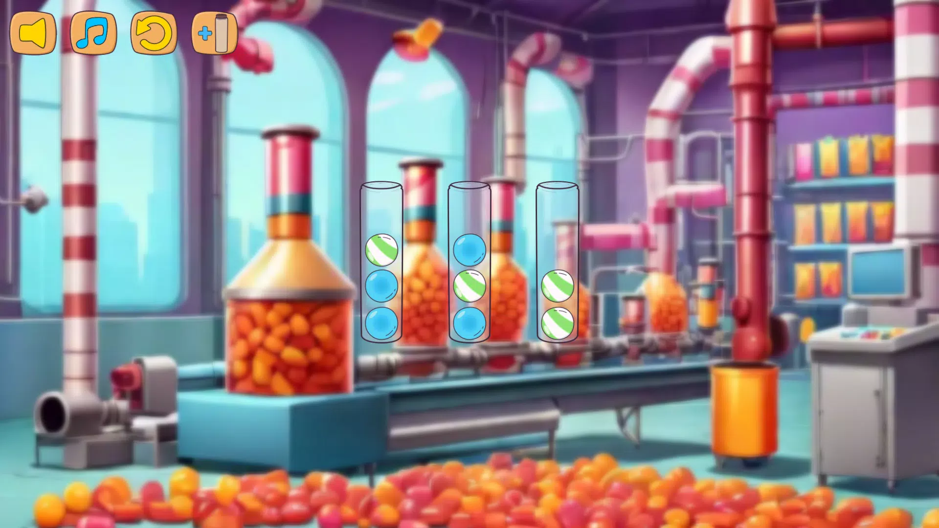 Sorting: Candy Factory Captura de pantalla 0