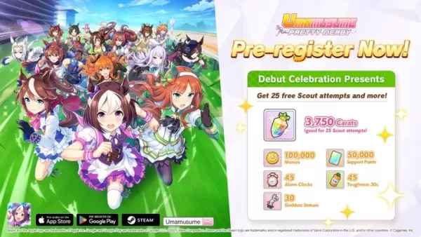 Umamusume: Pretty Derby Pre-Registration Rewards