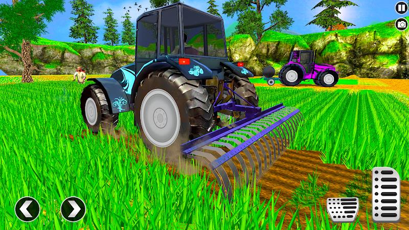 Farmer Tractor Farming Game 3D Ảnh chụp màn hình 1