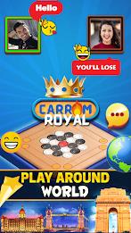 Carrom Royal : Disc Pool Game Captura de tela 0