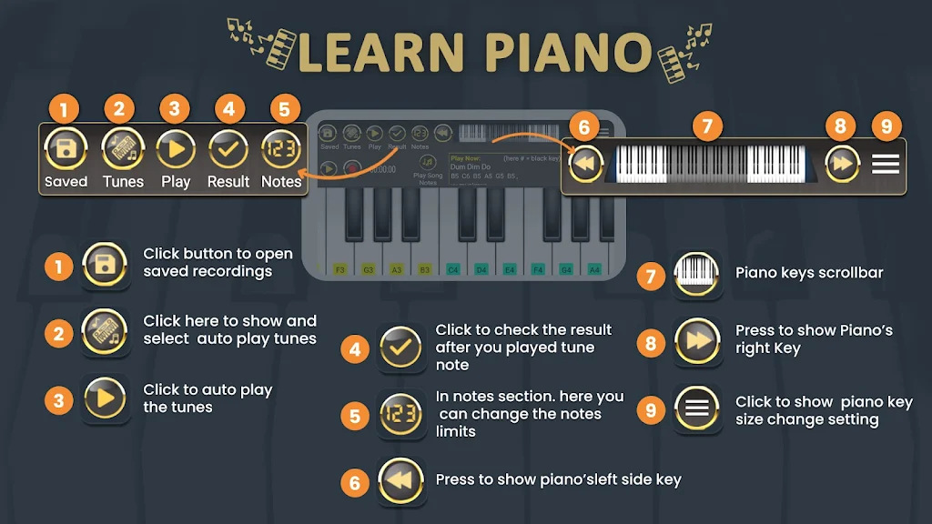 Piano Master : Learn Piano Ảnh chụp màn hình 0