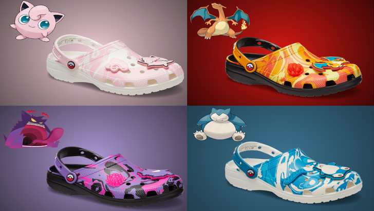 Pokémon Crocs Featuring Gen 1 Pokémon