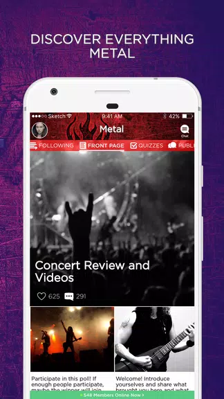 Metal Amino for Heavy Metal Music Fan Скриншот 0