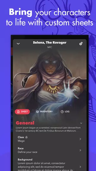 mRPG - Chat app to play RPGs Schermafbeelding 2