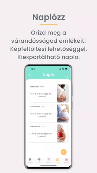 PregHello – terhességi app Tangkapan skrin 2