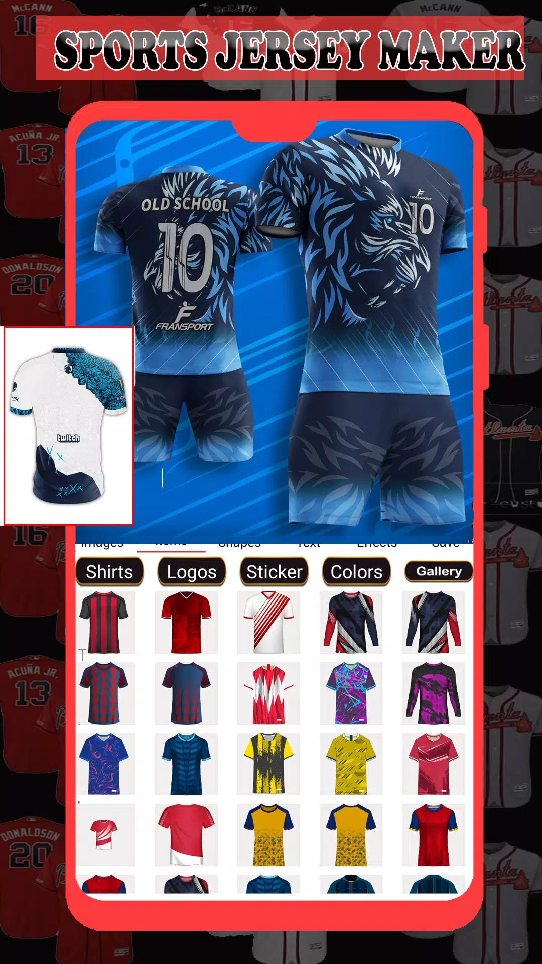 Sports Jersey Maker Screenshot 2