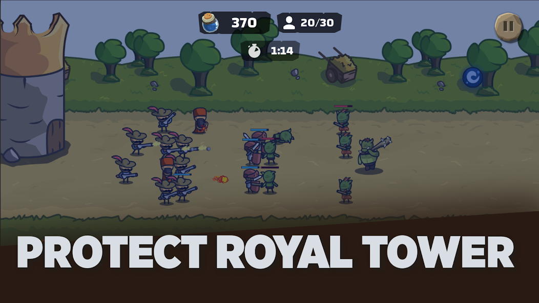 Tower Royale: Stick War Online স্ক্রিনশট 1