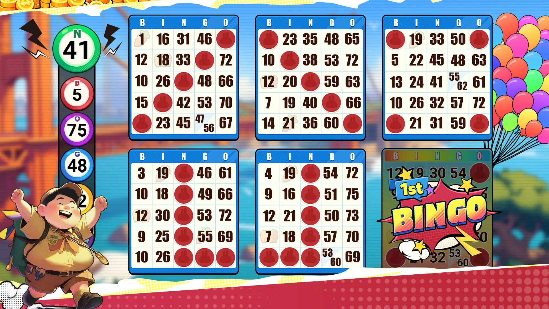 Bingo Up: Love Adventure Bingo ภาพหน้าจอ 1