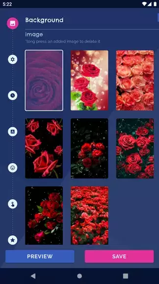 Red Rose 4K Live Wallpaper Schermafbeelding 0