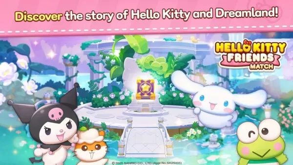 Permainan Line melancarkan Hello Kitty Friends Match: Permainan Perlawanan 3 Baru Permainan