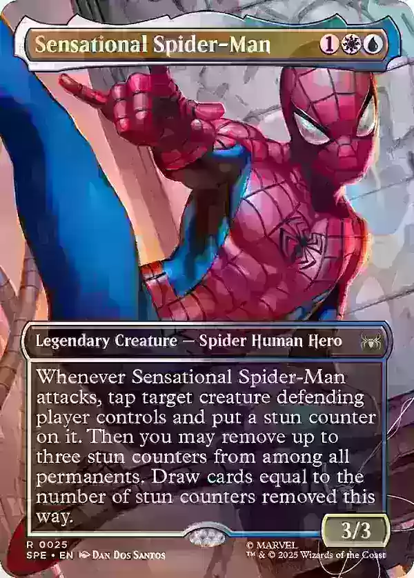 Sensational Spider-Man MTG card