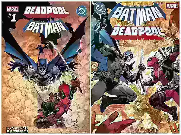 Batman und Deadpool vereinen sich in seltenem Marvel-DC-Crossover