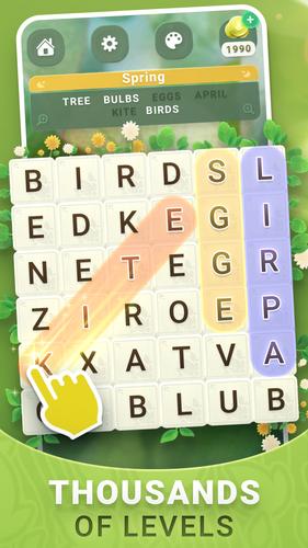 Word Search Nature Puzzle Game スクリーンショット 0