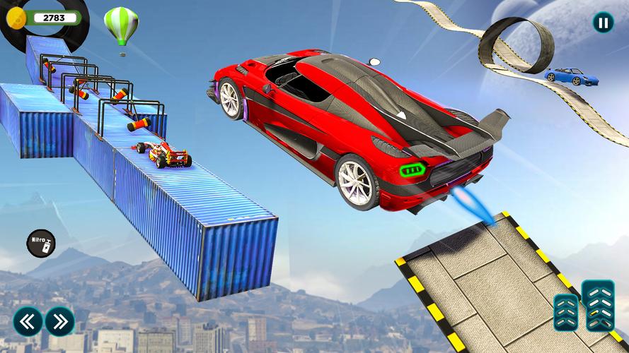 Stunt Car Race Simulator Games Скриншот 2