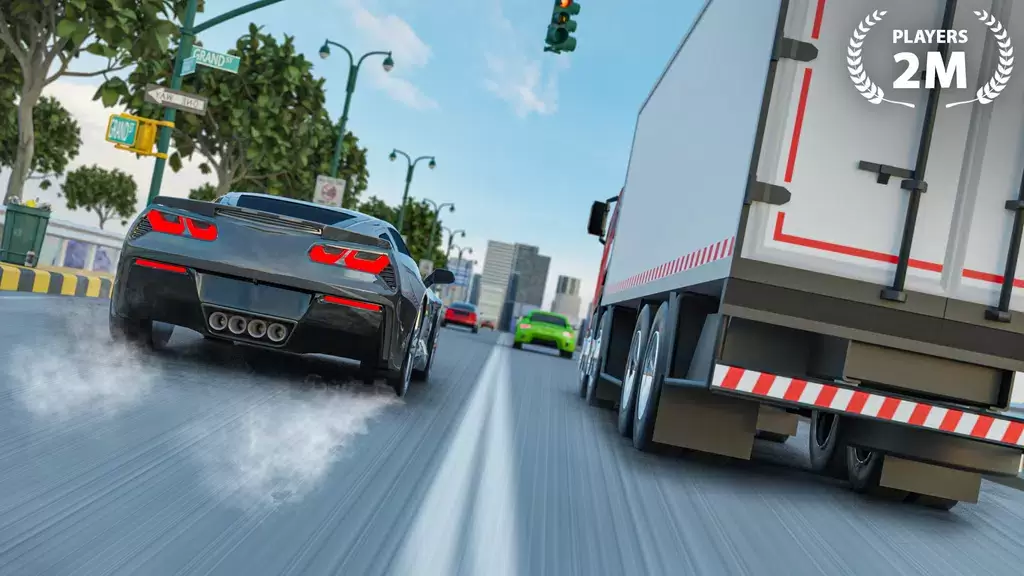 Turbo Traffic Car Racing Game ဖန်သားပြင်ဓာတ်ပုံ 0