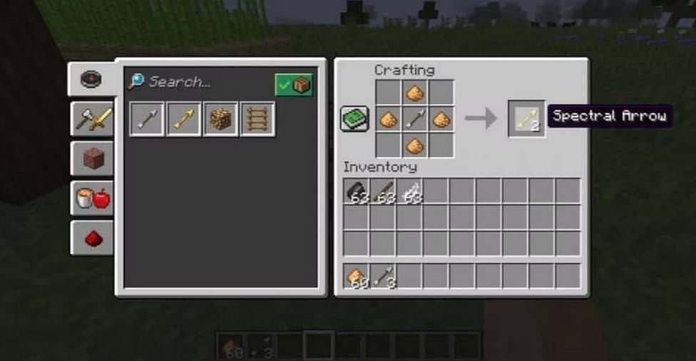 crafting spectral arrow